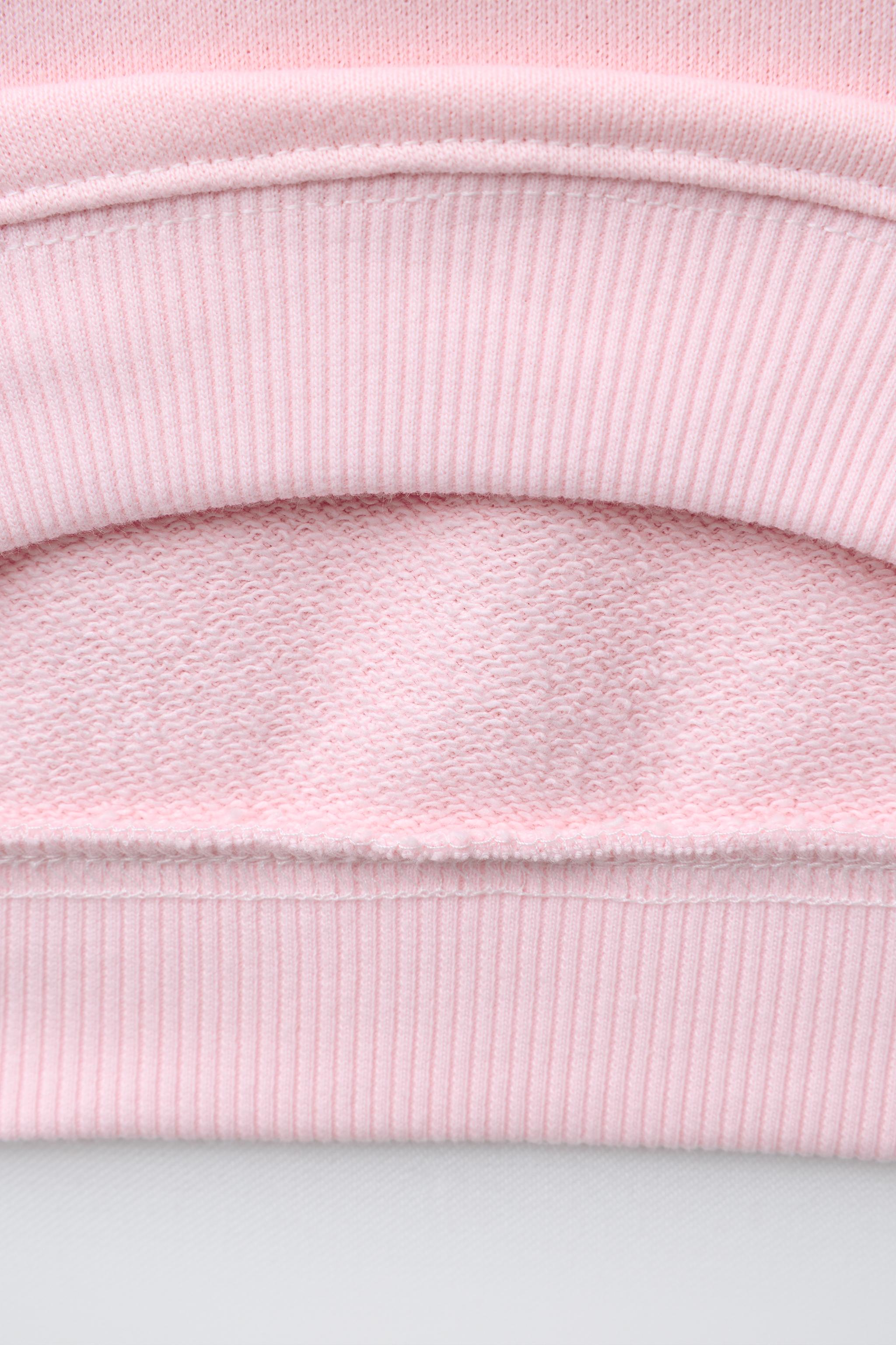 CITY GLITTER SWEATSHIRT - Pink | ZARA United States