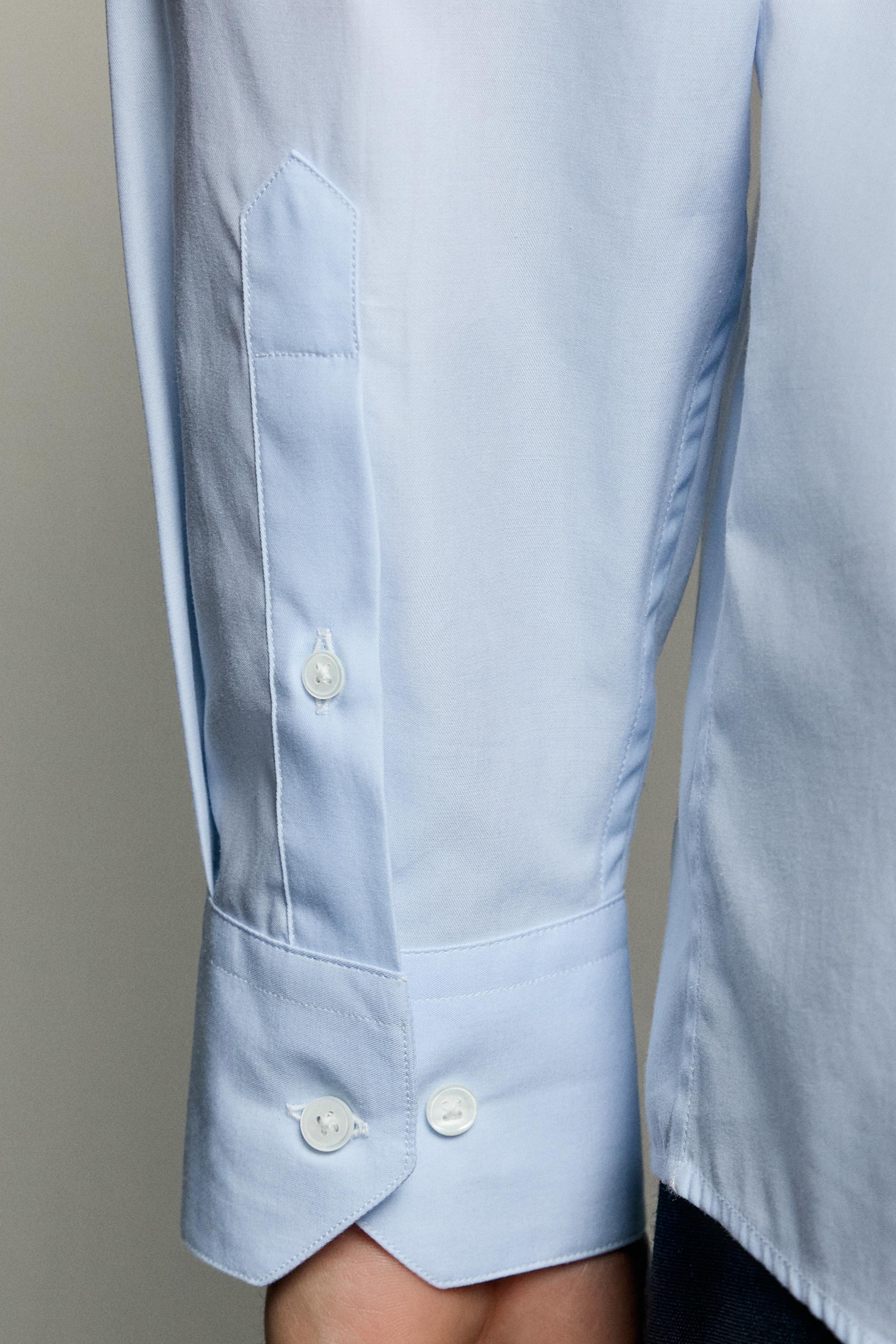 Zara REGULAR FIT GÖMLEK görsel 5