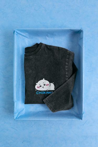 Zara CHIIKAWA © NAGANO 印花T恤 - 煤灰色