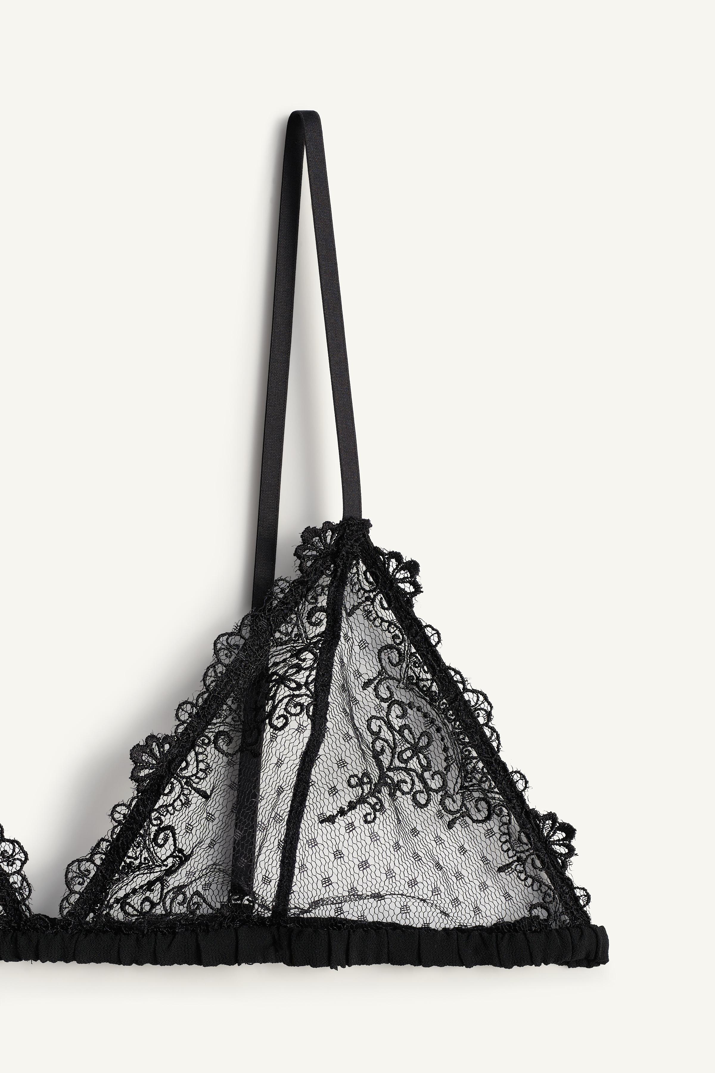 LIMITED EDITION LACE TRIANGLE BRA