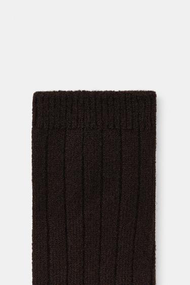 CALCETINES BÁSICOS CANALÉ - Chocolate de Zara