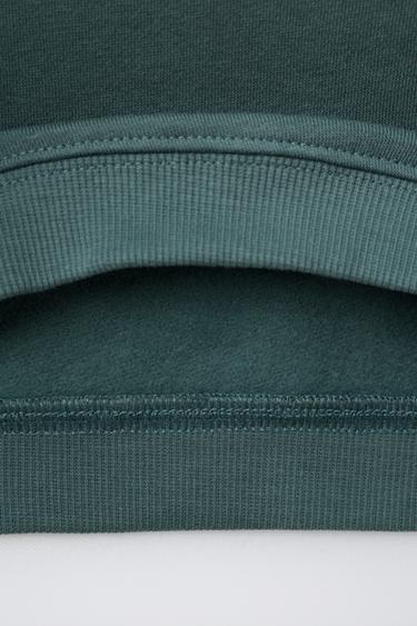 PRINT SWEATSHIRT AND JOGGER SET - Petrol blue by Zara - Image 3