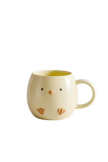 KIDS’ CHICK PORCELAIN MUG - Multicoloured by Zara
