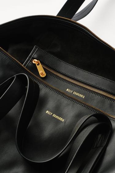 SAC DE VOYAGE EN CUIR WILLY CHAVARRIA X ZARA - Noir de Zara - Image 5