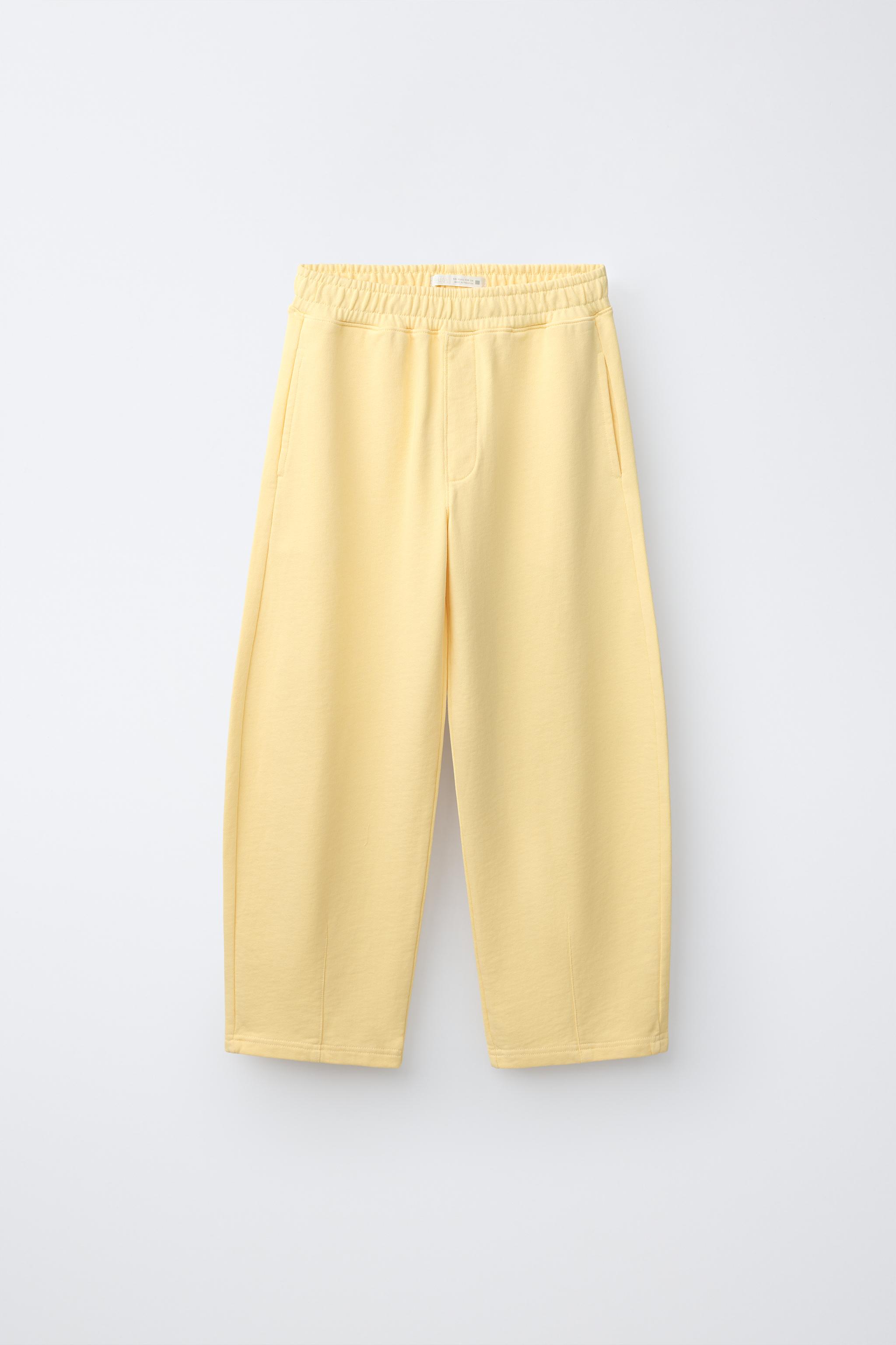 Детские свитеры Zara GARMENT DYED HOODIE AND BALLOON PANTS SET — фото 4