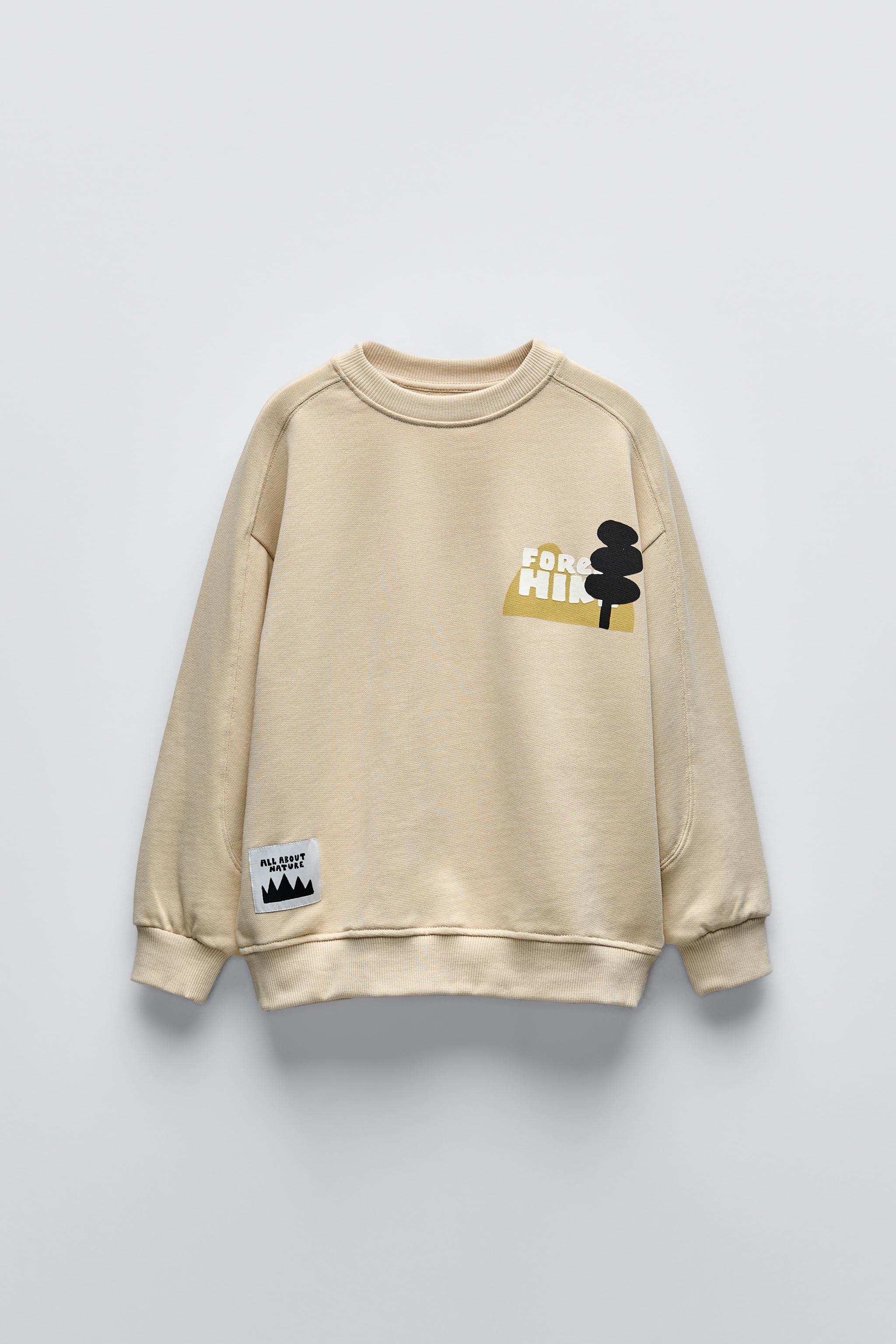 New Zara Printed buying Banana Sweatshirt