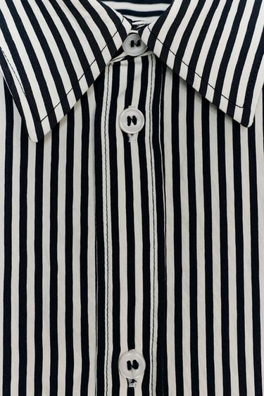 STRIPED FLOWING SHIRT ZW COLLECTION - Stripes by Zara - Image 6