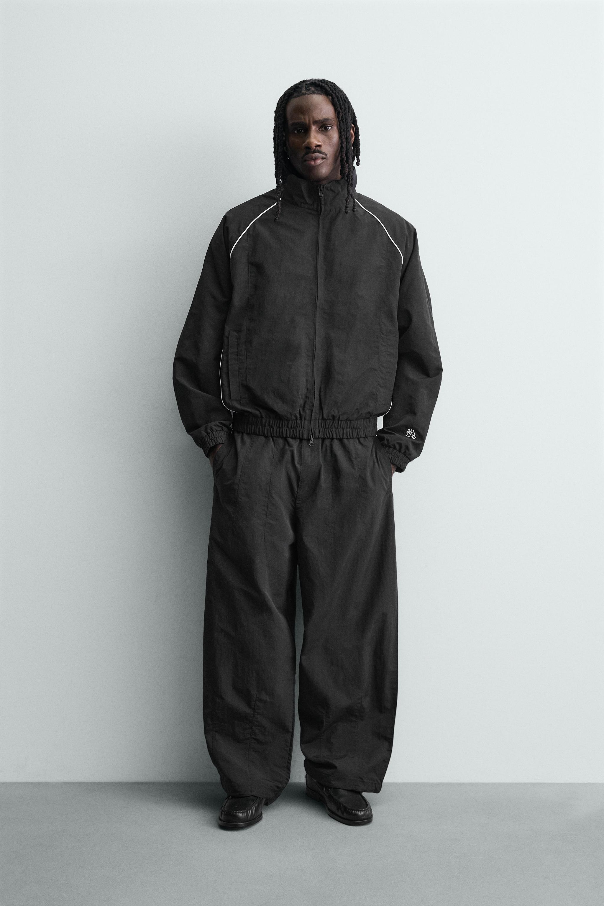 CONTRAST TECHNICAL JACKET - Black | ZARA United States