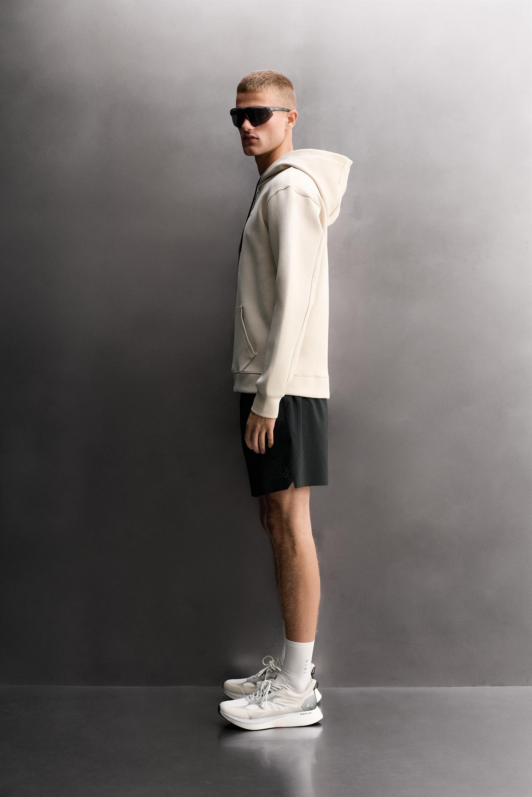 Zara TEKNİK KAPÜŞONLU SWEATSHIRT görsel 4