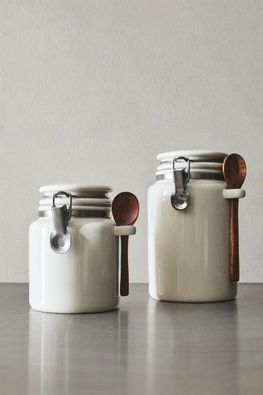 POTE CERÂMICA COLHER - Creme da Zara