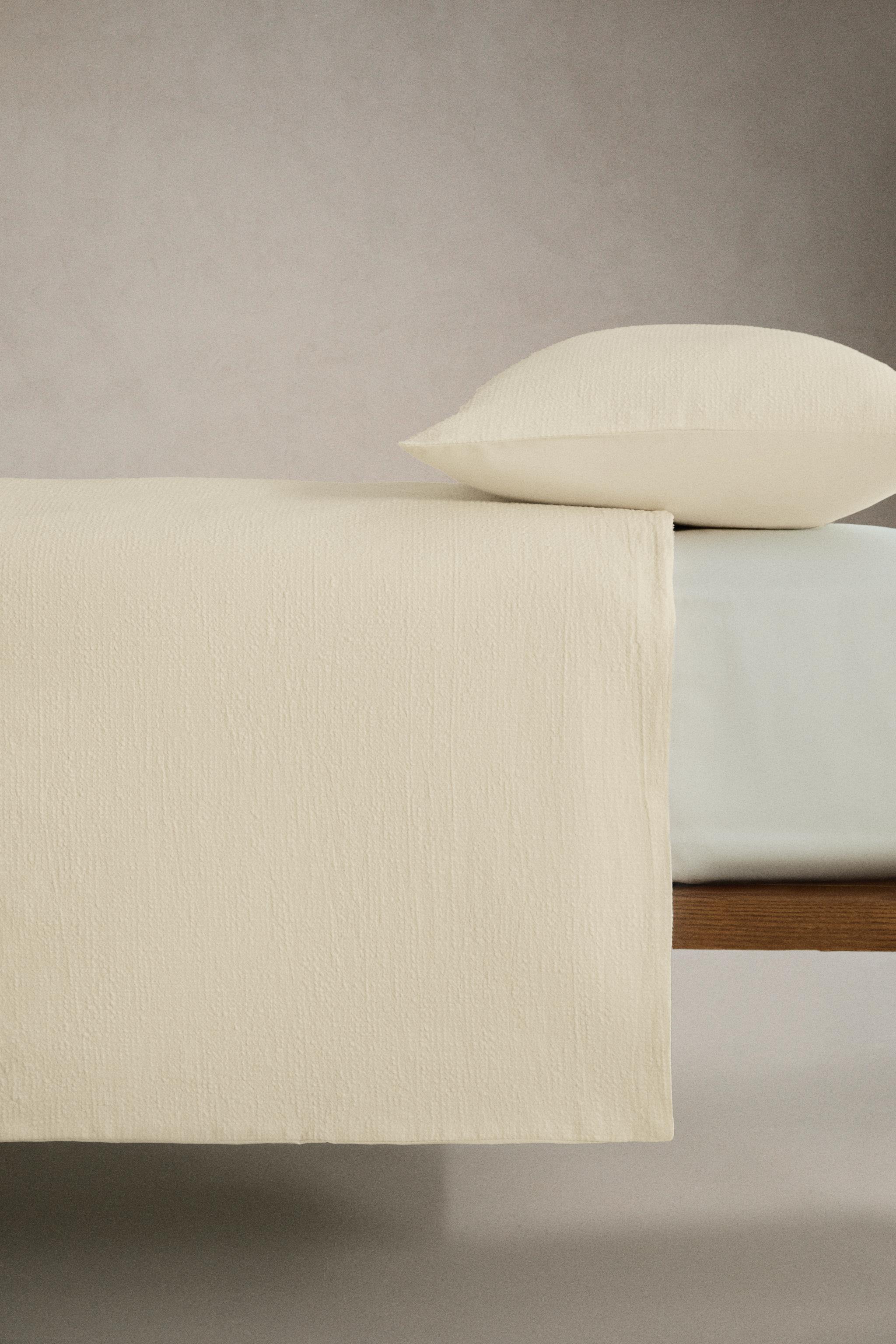 TEXTURED COTTON DUVET COVER