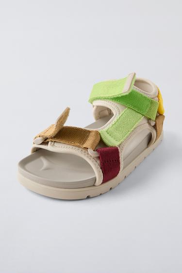 Zara MULTICOLOR SANDALS - Multi-color