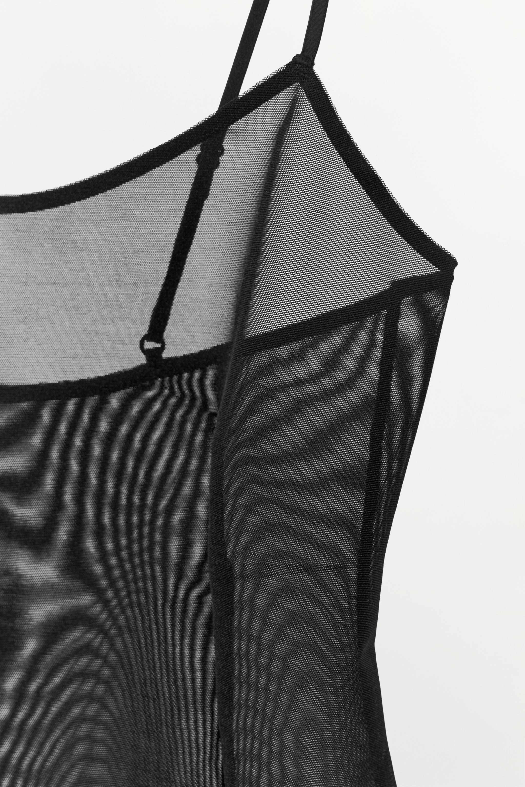 BODY À BRETELLES AVEC POLYAMIDE