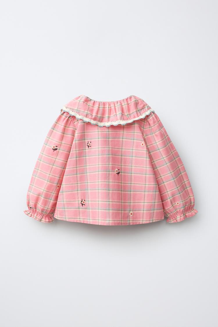 Camisa de cuadros bordada 2