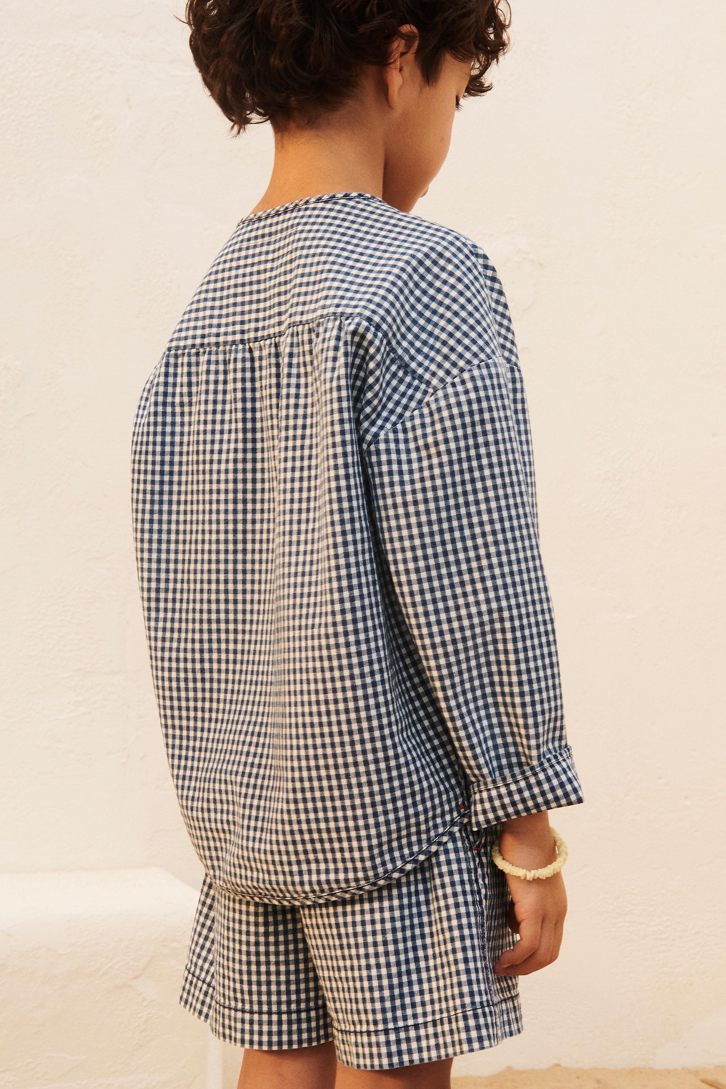 GINGHAM SHIRT LIMITED EDITION - Blue / White | ZARA United GINGHAM SHIRT LIMITED EDITION - Blue / White | ZARA United