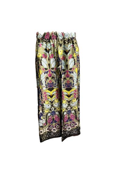 PANTS, AND SILKY MATERIAL