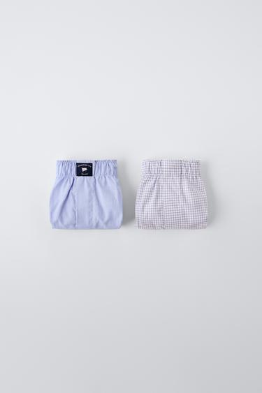 AGES 6-14 YEARS/ 2-PACK OF BOXERS - Blue by Zara - Image 0