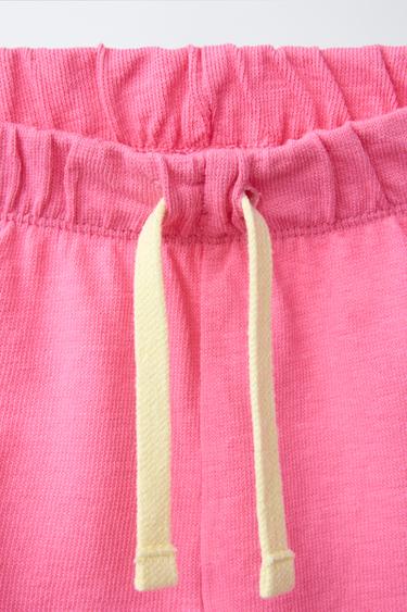 6-14 ANS/ PYJAMA T-SHIRT ET BERMUDA CONTRASTE - Fuchsia de Zara - Image 6