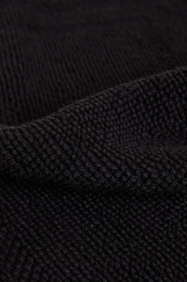 NON-SLIP PLAIN BATH MAT - Black by Zara