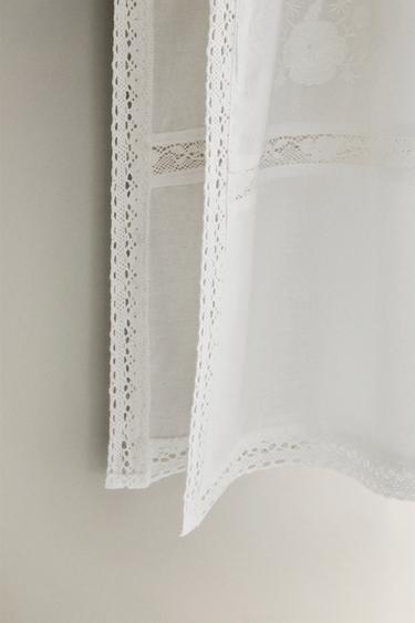 LONG TOP WITH SIDE VENTS - White by Zara - Image 3