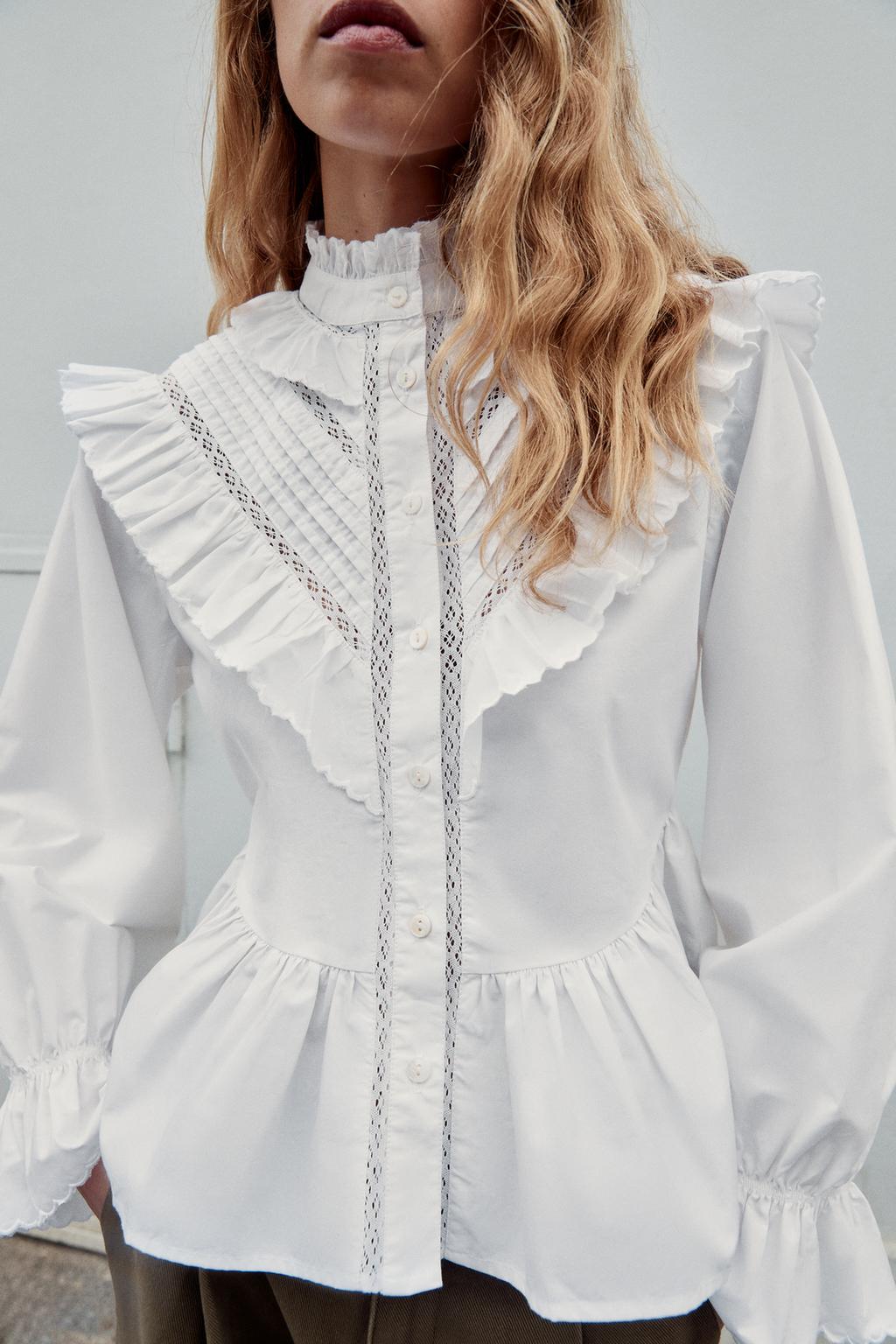 ROMANTIC RUFFLED BLOUSE