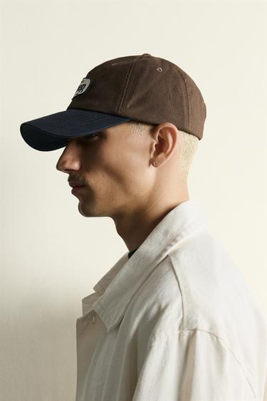 CASQUETTE JEEP® À PIÈCE EN CONTRASTE - Marron de Zara - Image 1