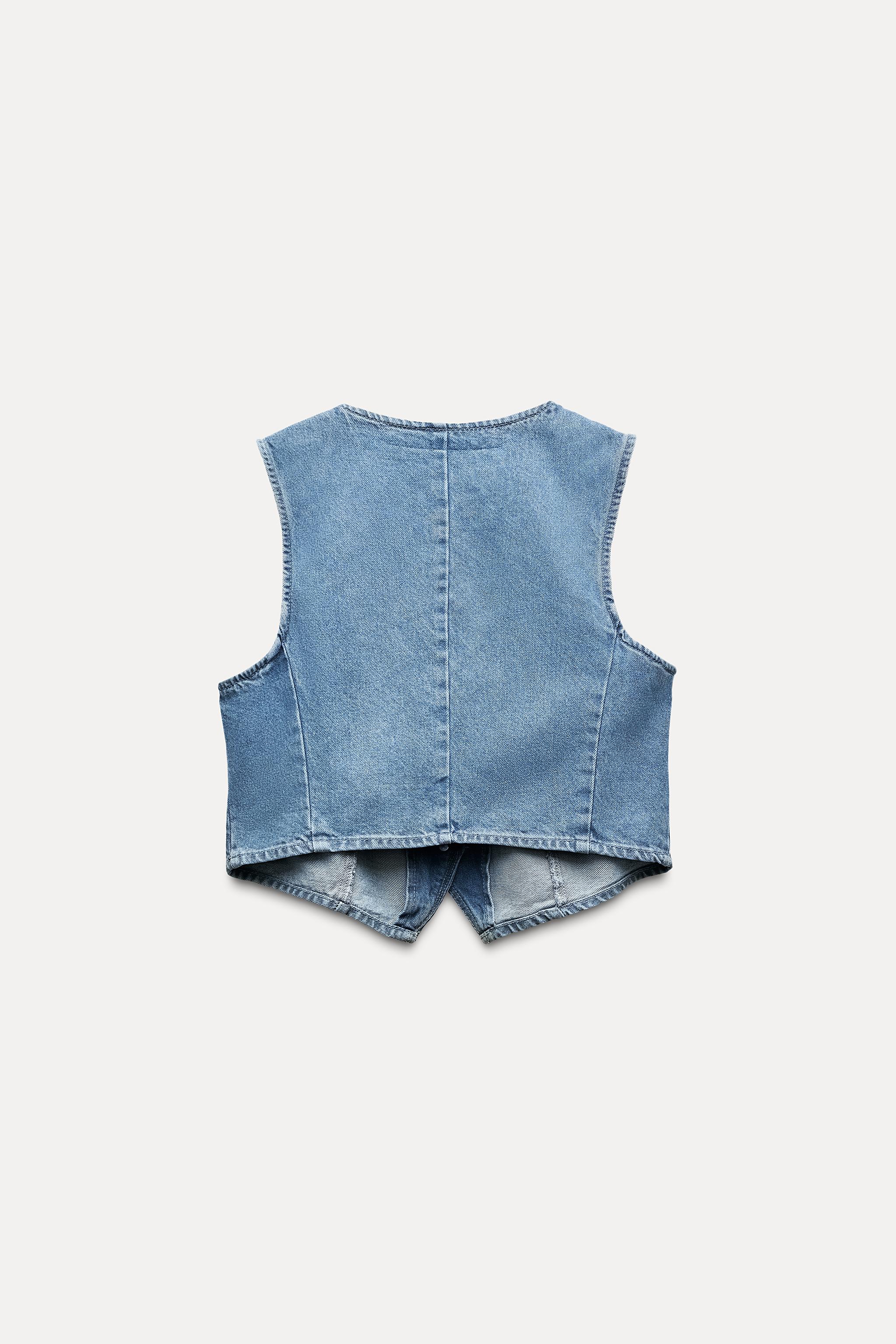 Chaleco vaquero niña zara sale