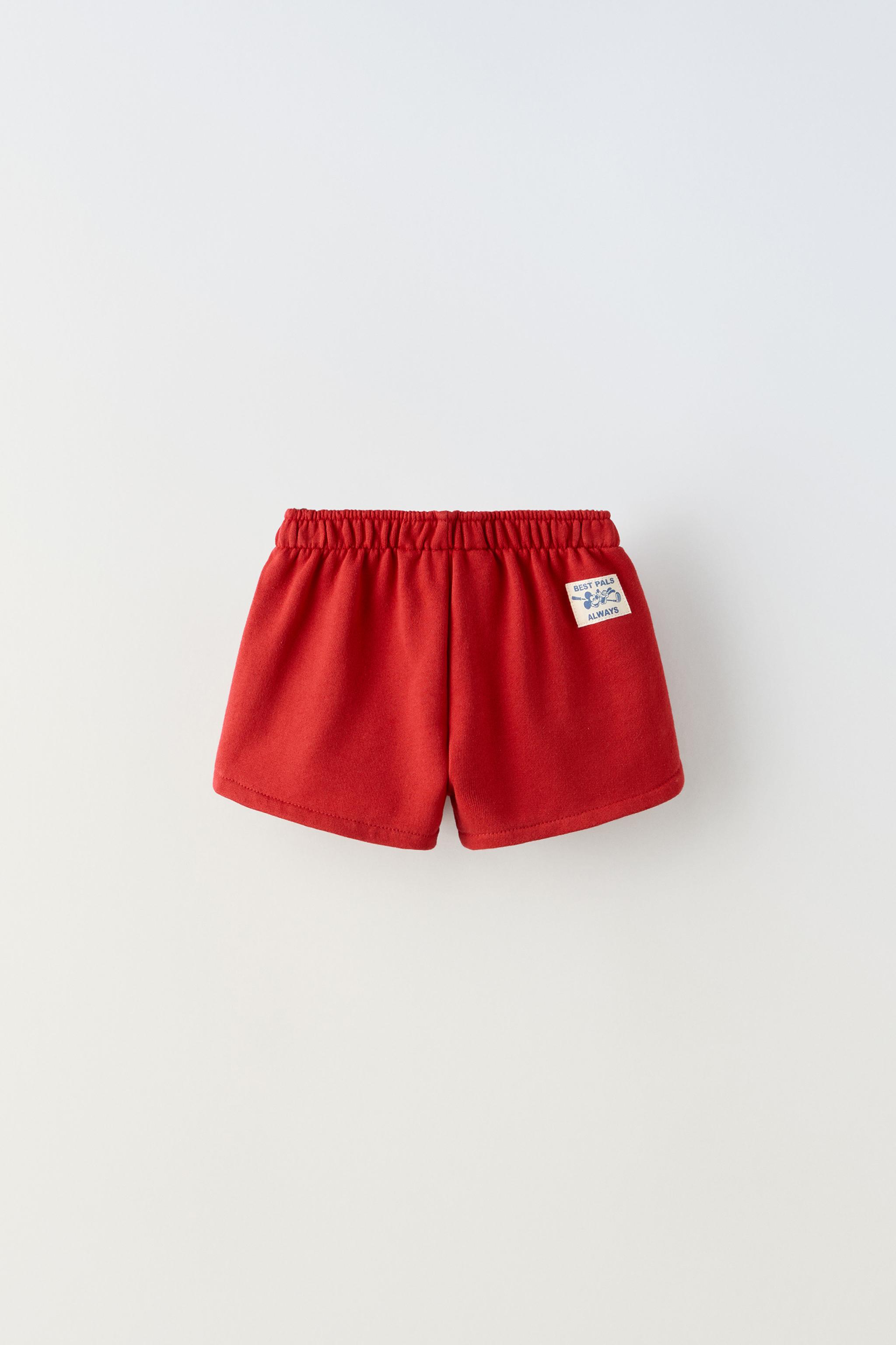 HTF Zara Embroidered store Mickey Mouse Shorts