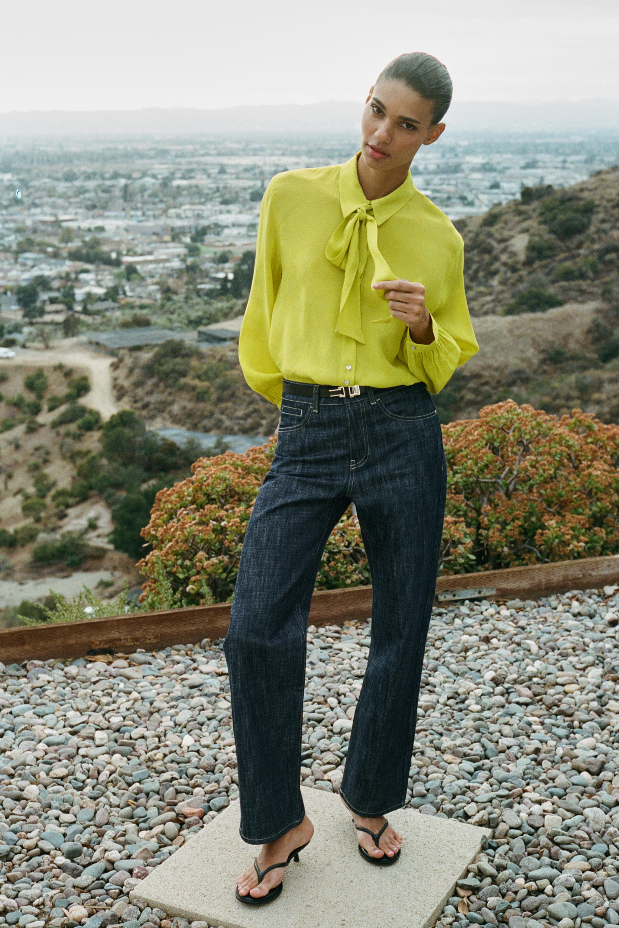【ZARA】Zara x Andersson Bell Combined Layered Jeans Black s-l400.jpg