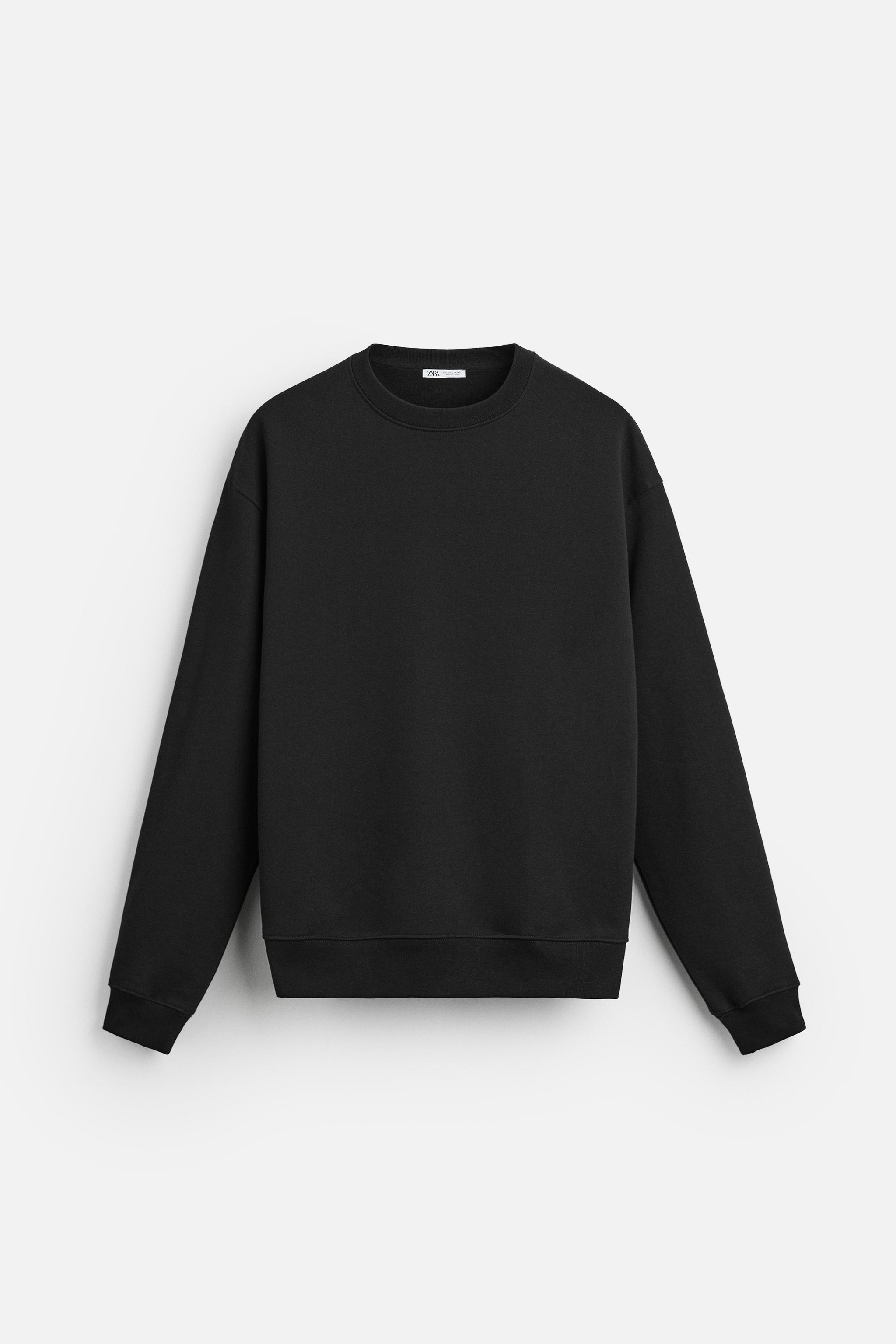 Black crew neck best sale