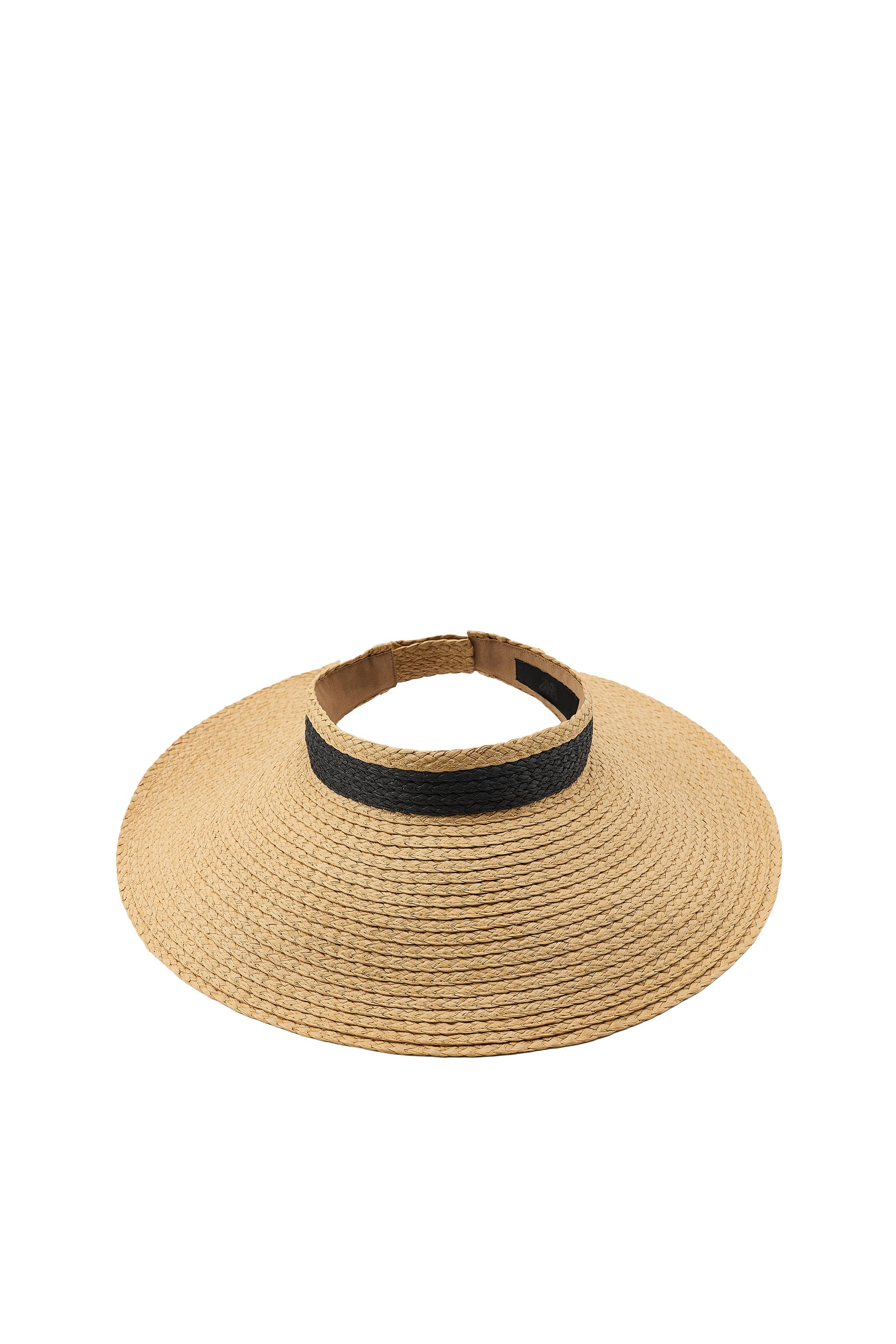 VISOR TRENZADO BANDA CONTRASTE