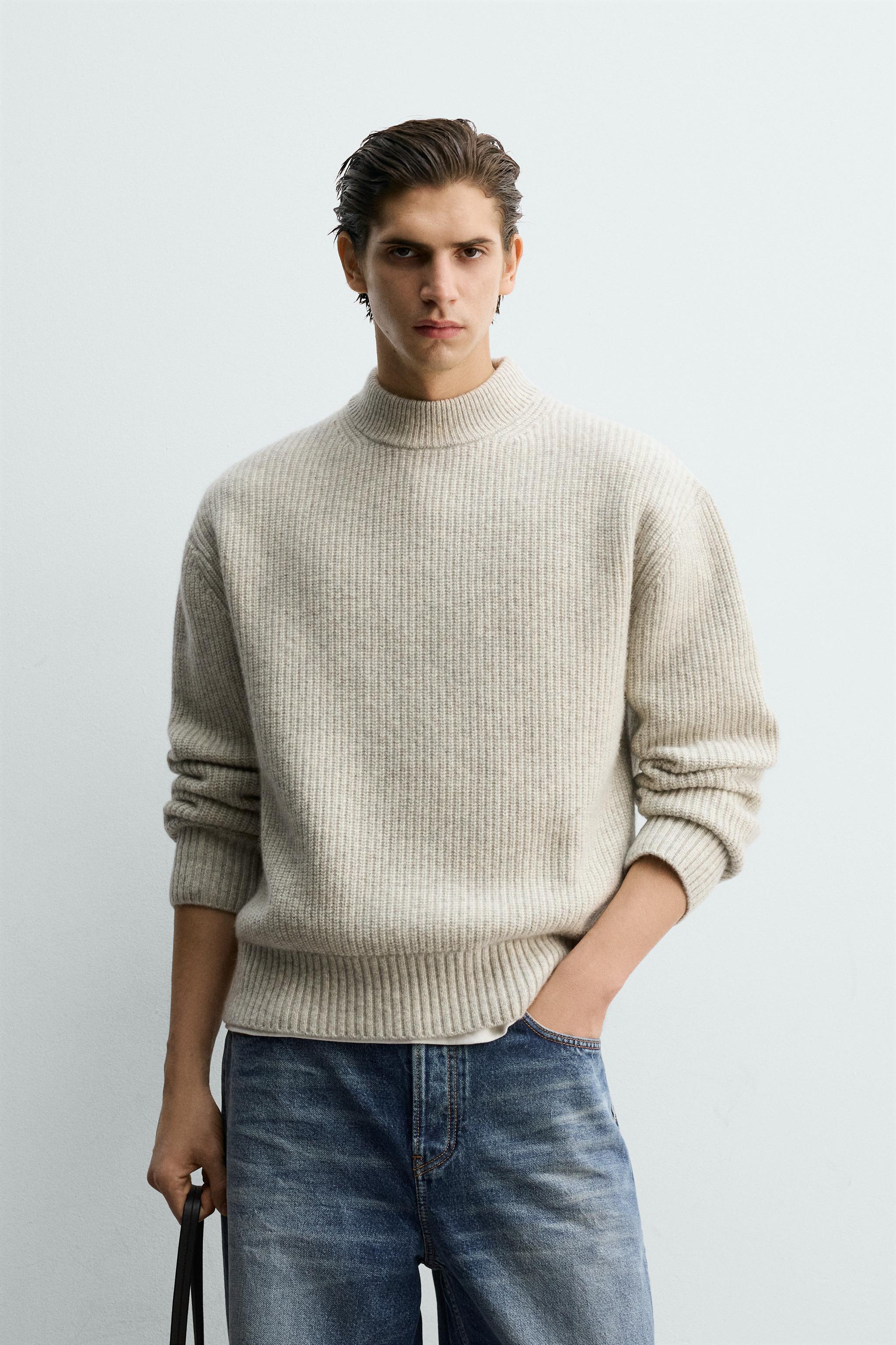 WOOL BLEND TEXTURED JUMPER