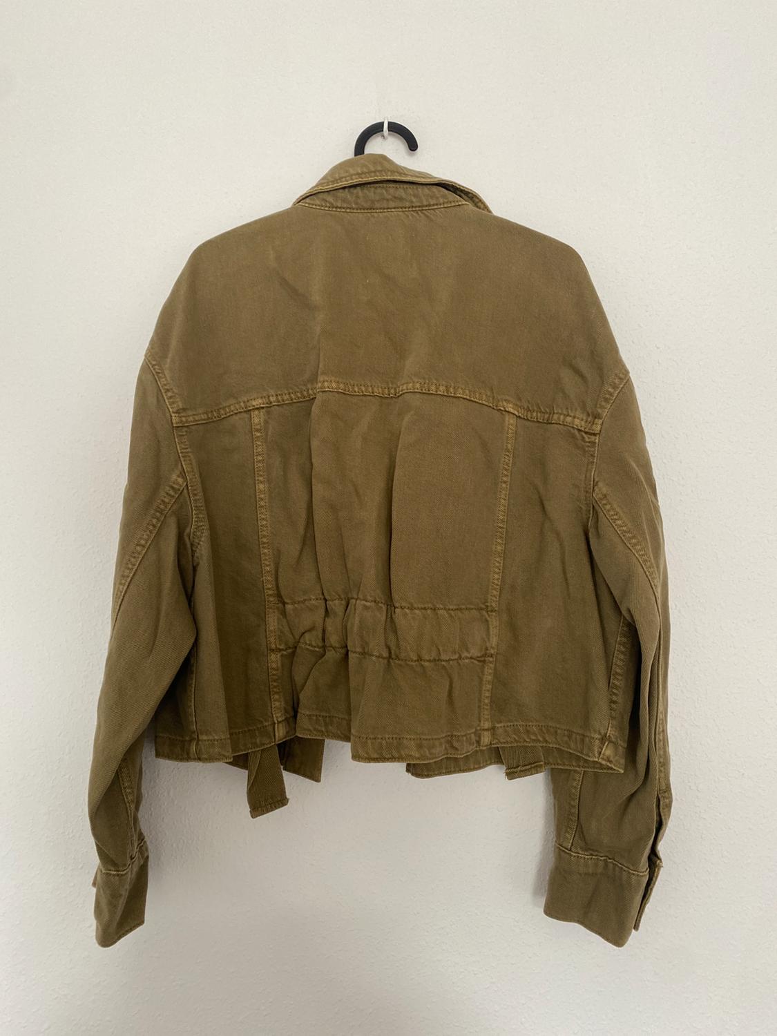CROPPED DENIM OVERSHIRT - Image 3