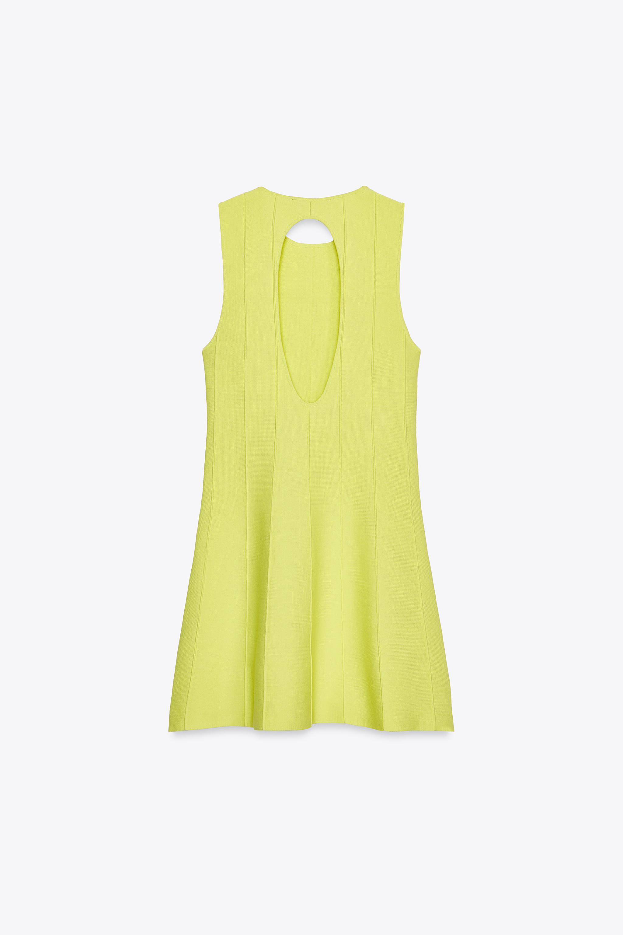 ZARA バックオープニングワンピースXS ZARA バックオープニングワンピースXS
