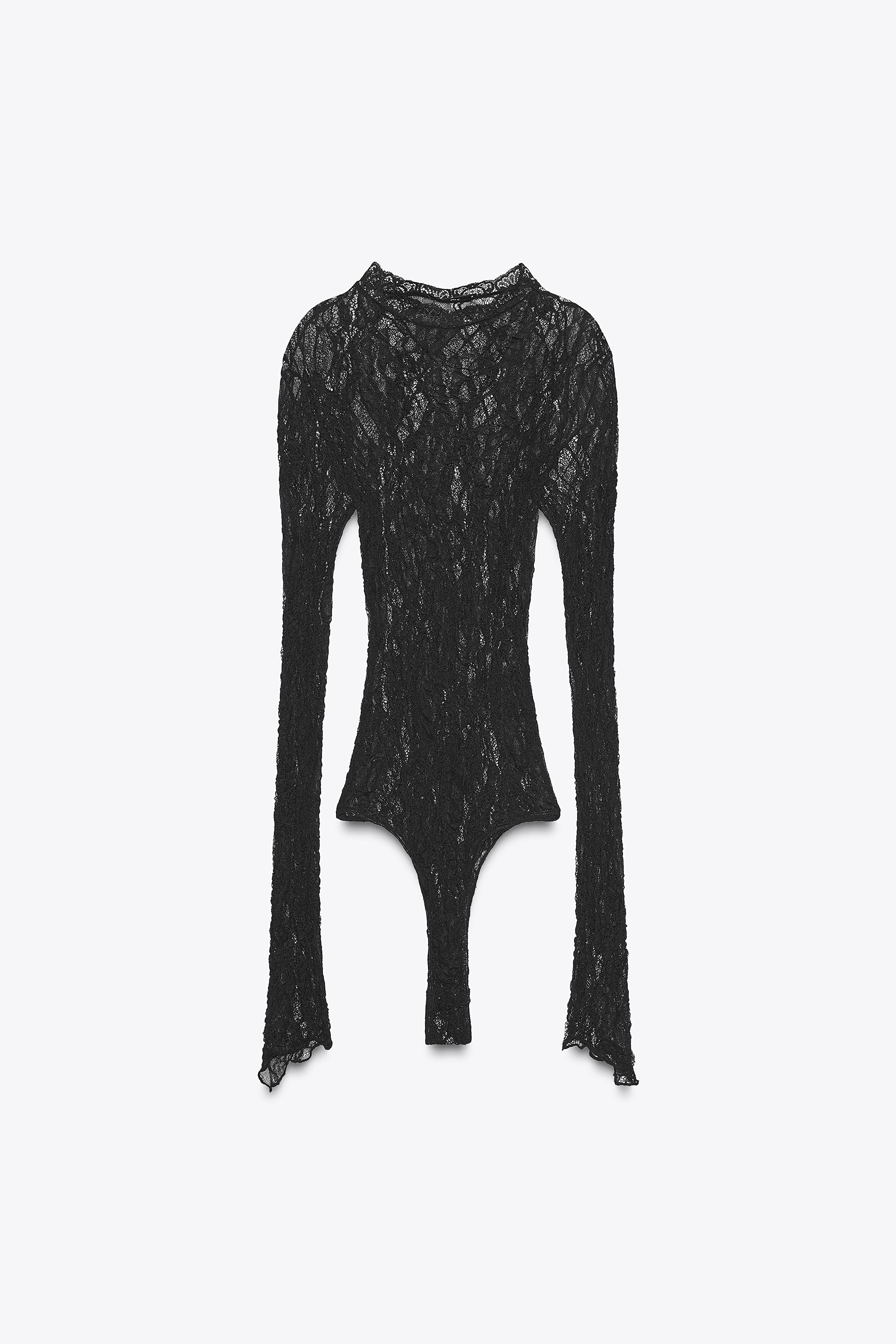 LACE BODYSUIT - Black | ZARA South Africa