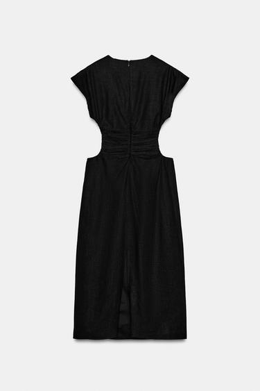 ROBE AJOURÉE ZW COLLECTION - Noir de Zara - Image 7