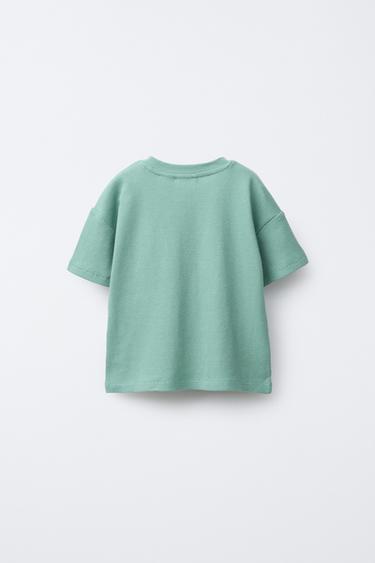 AGES 2-6/PLAIN EMBOSSED PYJAMAS - Green by Zara - Image 2