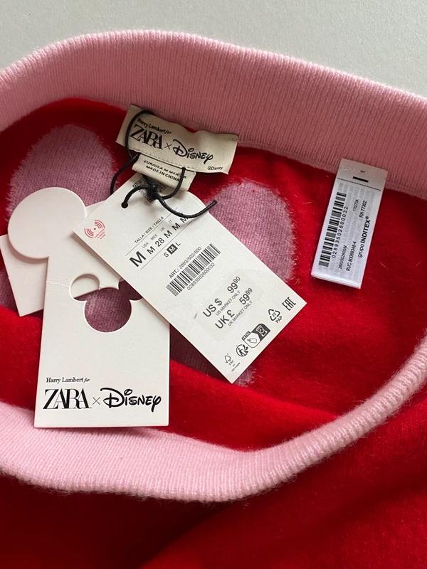 100% CASHMERE KNIT SHORTS HARRY LAMBERT FOR ZARA X DISNEY - Image 3