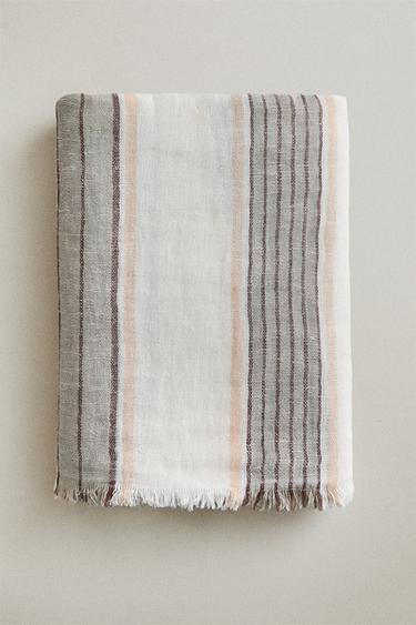 LINEN THROW - striped by Zara - Image 5