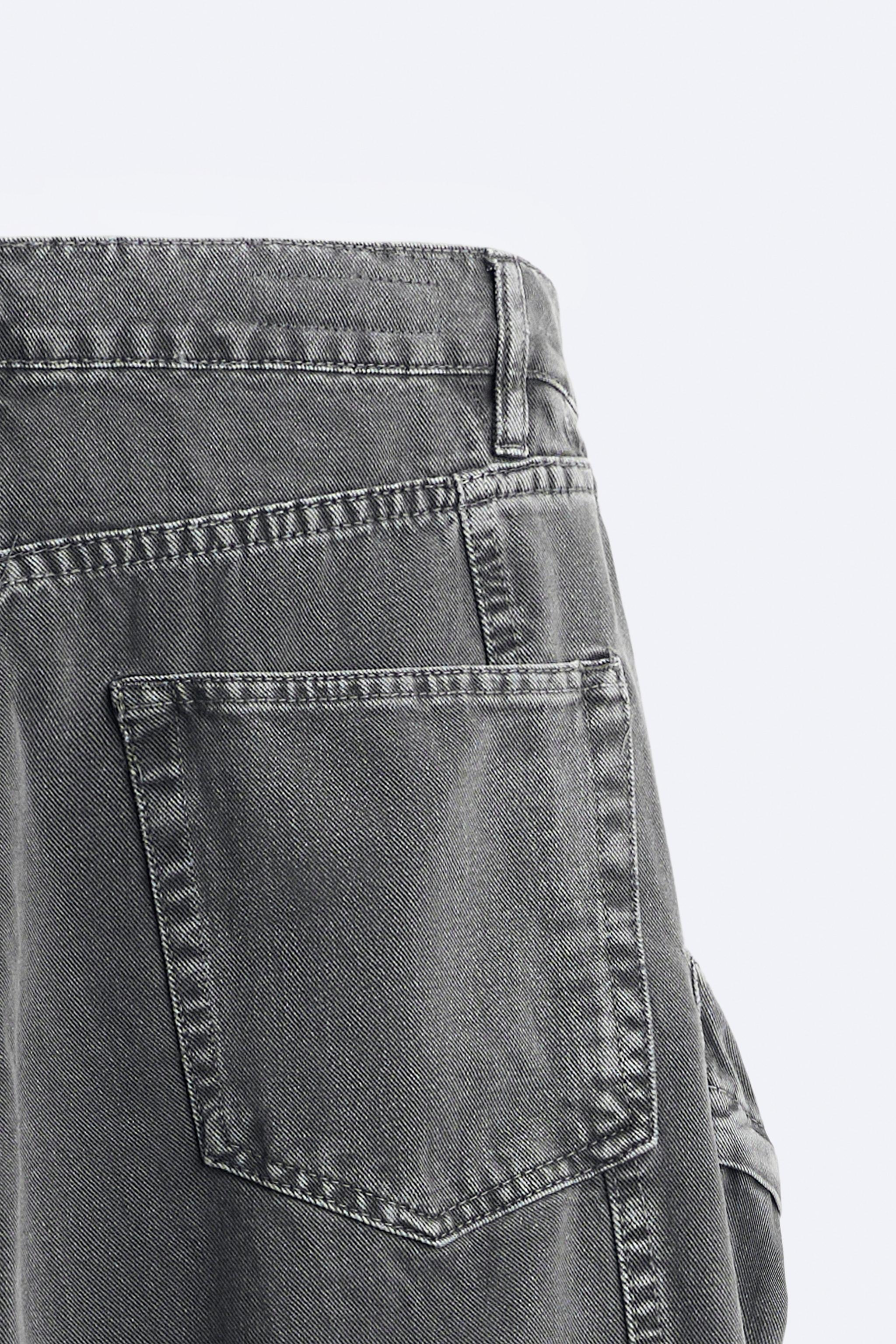 Zara jeans back pocket 2024 design