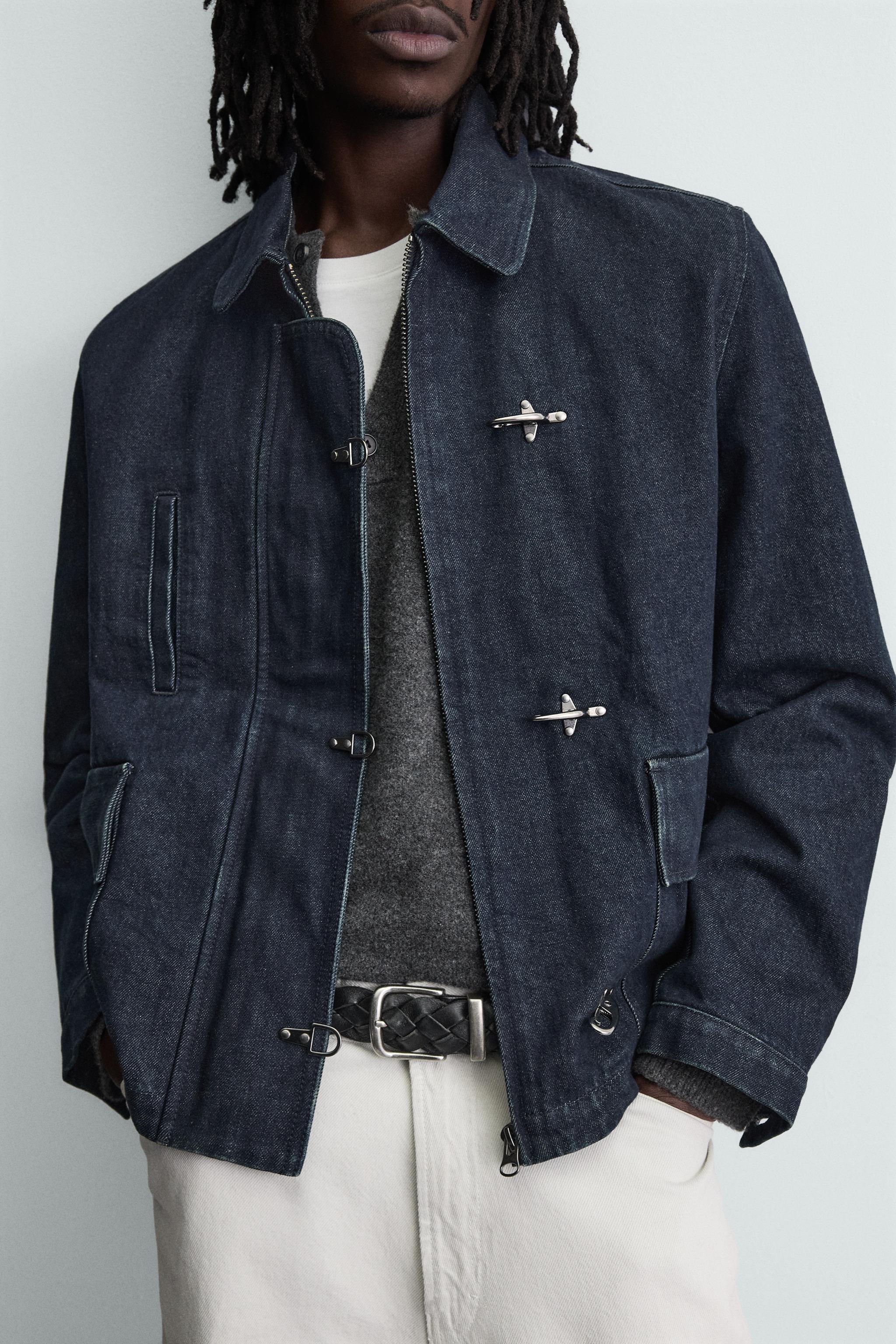 DENIM FIREMAN CLASP JACKET