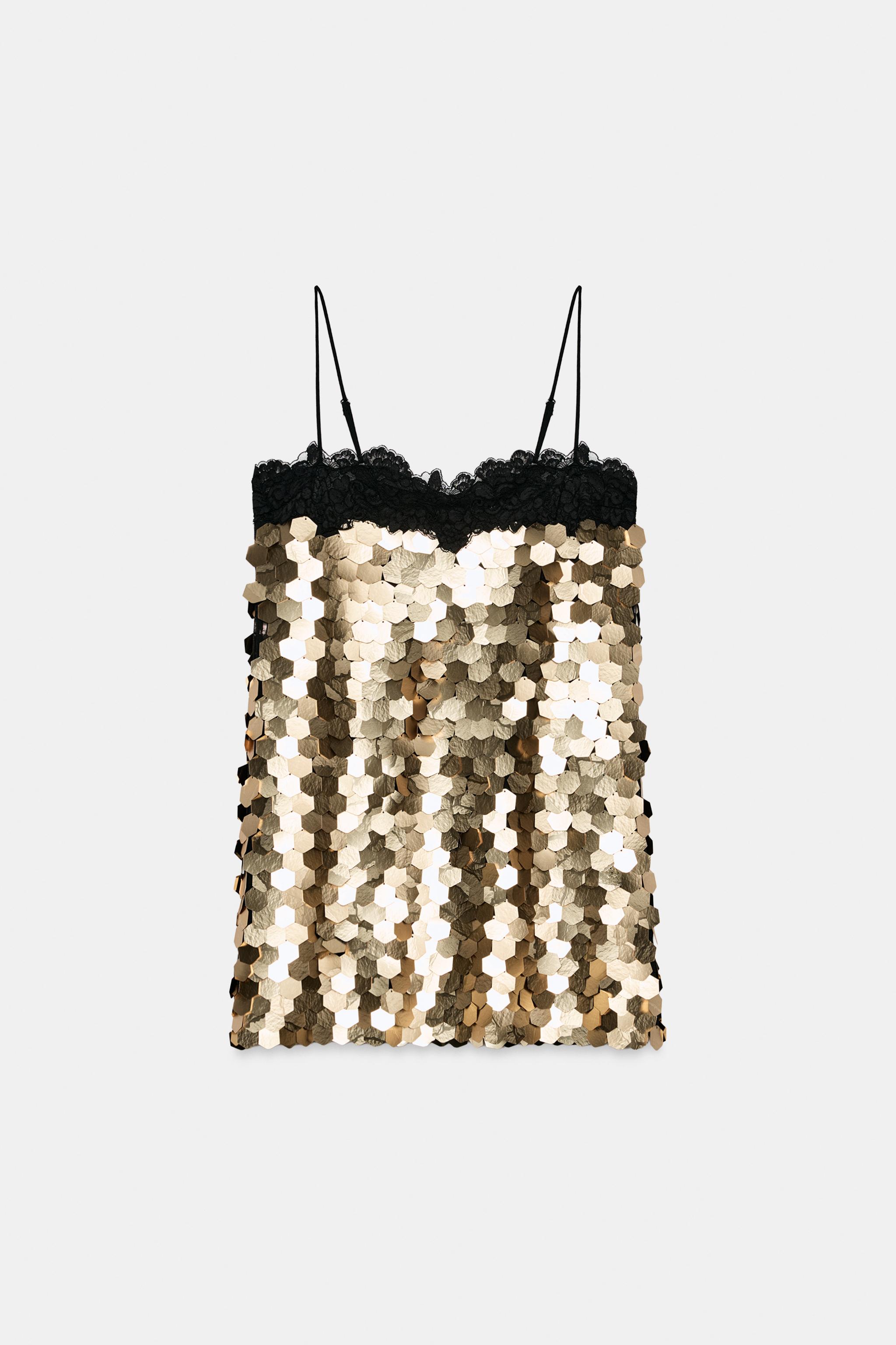 ZW COLLECTION SEQUIN MINI DRESS