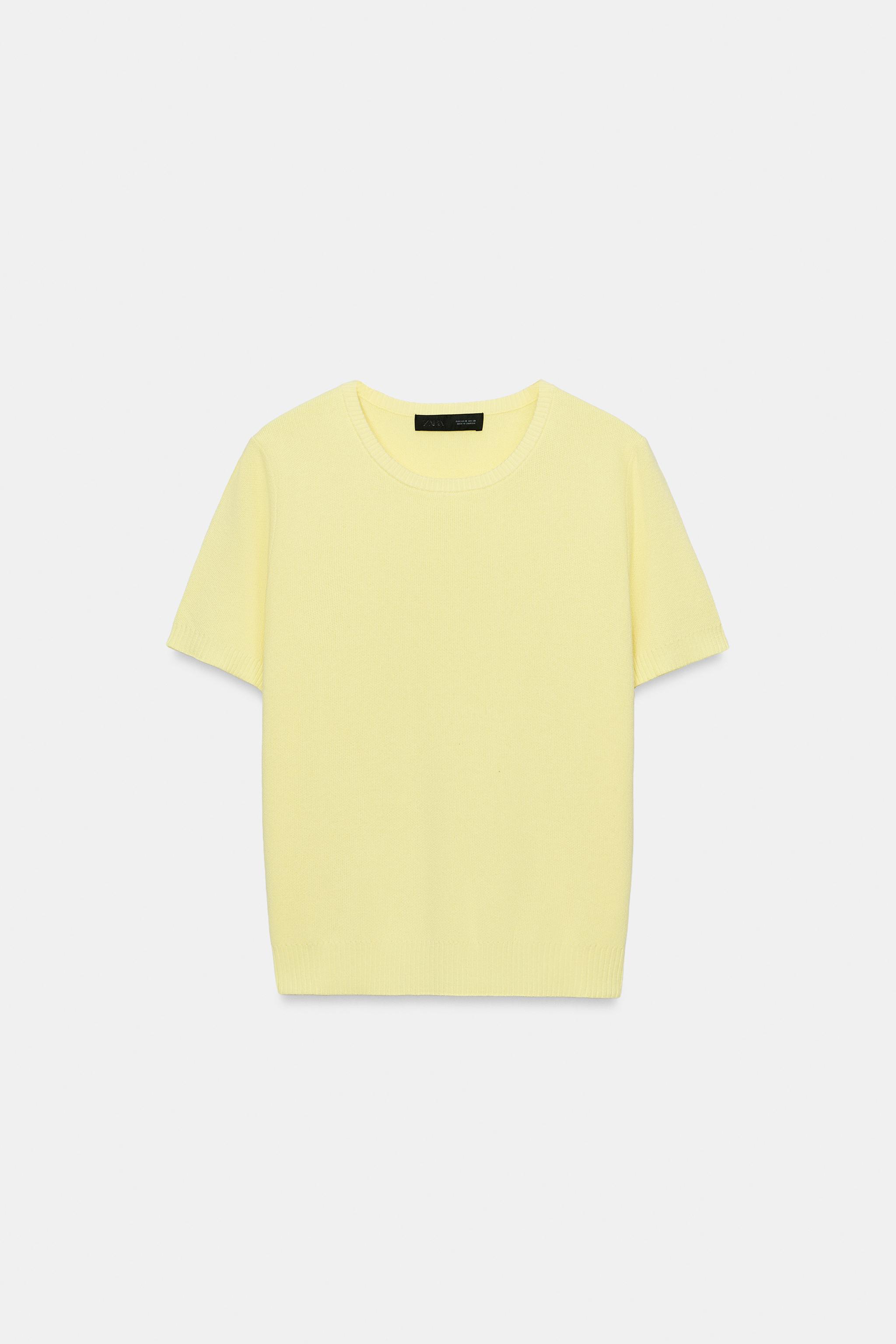 Zara KISA KOLLU TRİKO TOP görsel 7