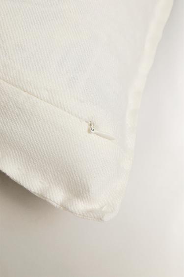 HOUSSE DE COUSSIN UNIE - Écru de Zara - Image 3