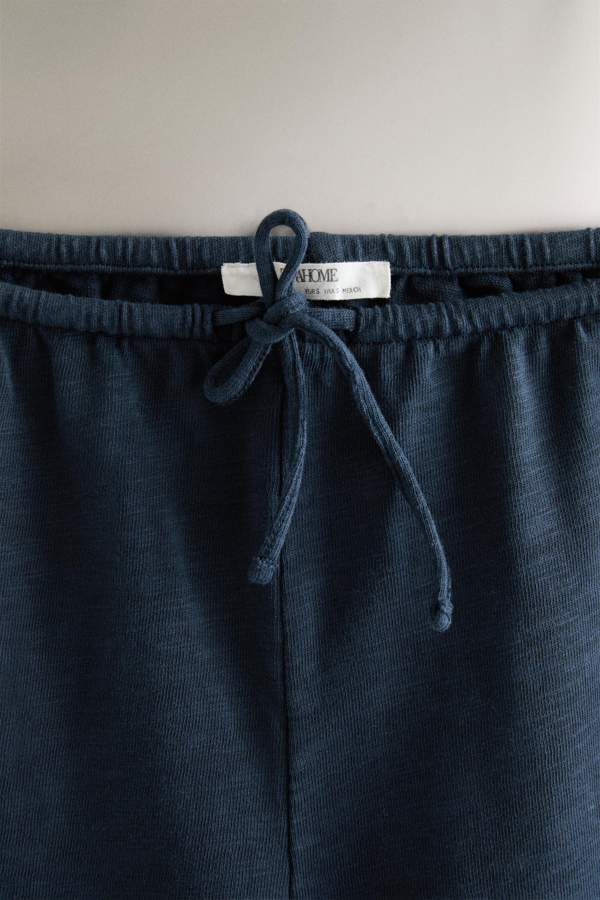 COTTON CAPRI TROUSERS