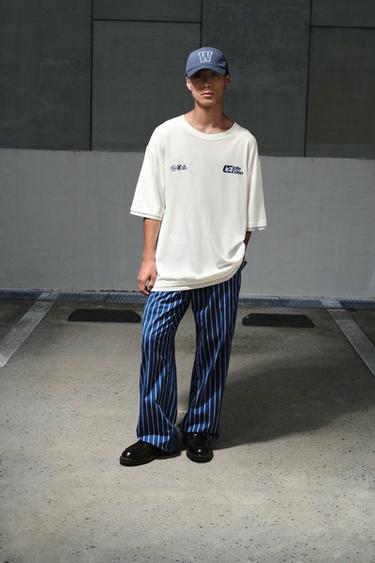 Zara 文字印花 T 恤 - 白色