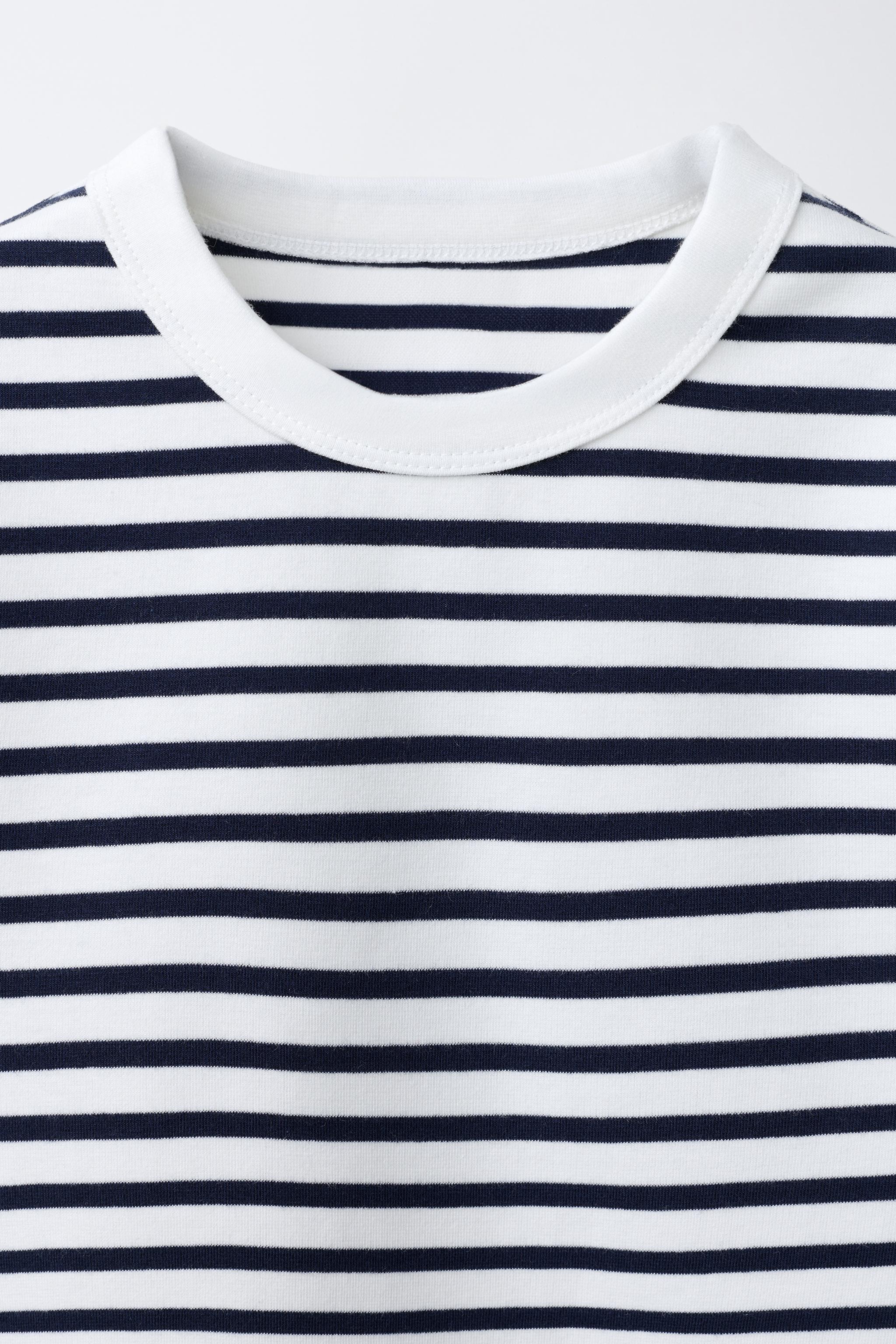 INTERLOCK STRIPED T-SHIRT