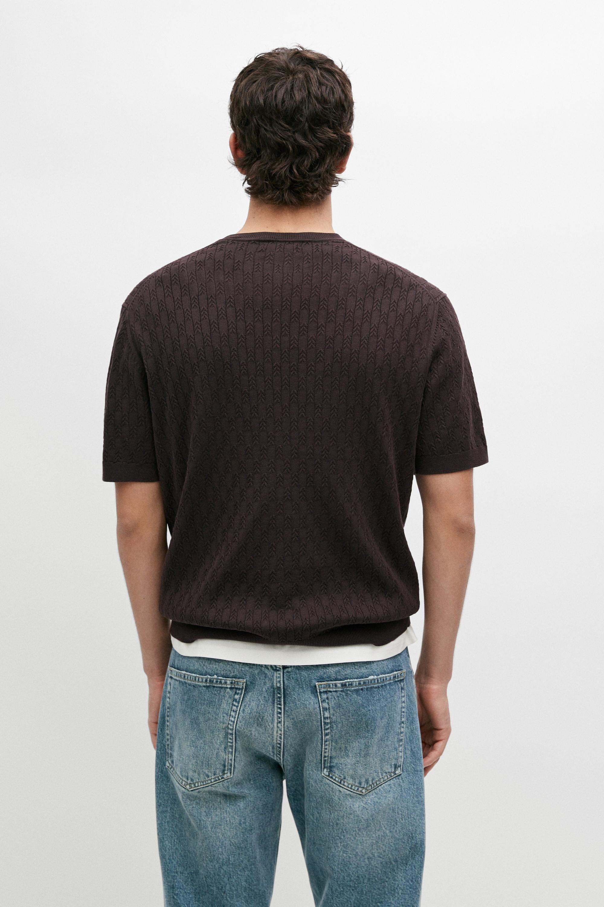 100% cotton cable-knit sweater