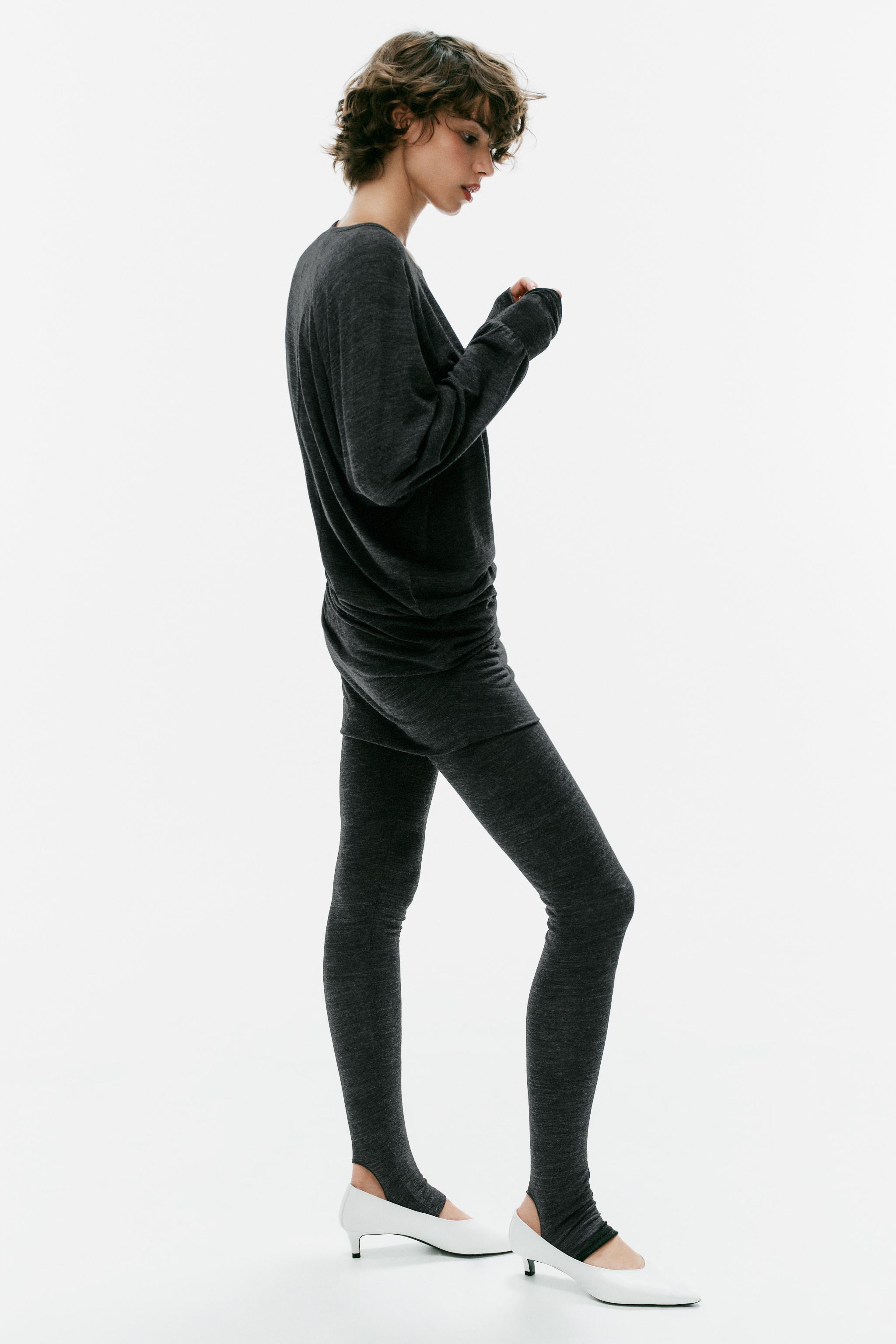 STIRRUP LEGGINGS — Anthracite grey