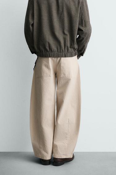 BALLOON FIT JEANS - Ecru by Zara - Image 2